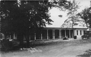 H46/ Rushville Illinois RPPC Postcard c1910 Scripps Park Pavilion Building