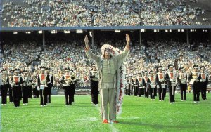 IL, Urbana  UNIVERSITY OF ILLINOIS  Indian Chief Illiniwek~Band~Game  Postcard