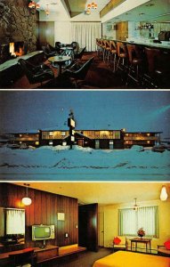 SILVER KING INN Leadville, CO Interiors Roadside c1960s Chrome Vintage Postcard