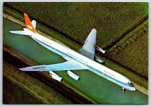 Airplane Postcard VIASA Venezuela Airlines Douglas Super DC-8 Movifoto CL7