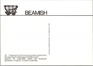 Co Durham Postcard - Mahogany Drift Mine, Beamish, Stanley  RR23398