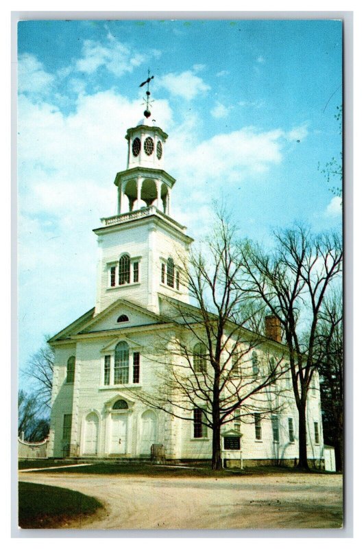 Old First Church Bennington Vermont VT UNP Chrome Postcard P17