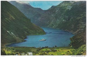 Birds Eye View, Geiranger Fjord, Norway, 1940-60s