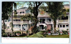 HONOLULU, HI Hawaii ~ ROYAL HAWAIIAN HOTEL c1900s Private Mailing Card Postcard