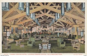 YELLOWSTONE Park , Wyoming , 1910s ; Grand Canyon Hotel , Lounge