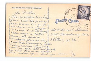 Myrtle Beach South Carolina SC Big Letter Greetings Postcard 1930-1950 Greetings