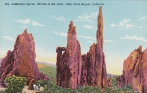 Colorado Pikes Peak Region Cathedral Spires Garden Of The Gods