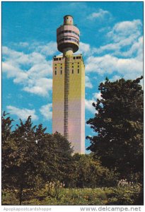 Germany Frankfurt Henninger Turm mit Restaurant