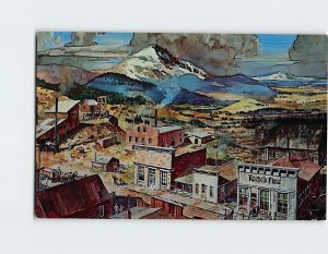 Postcard Artist's Conception of North Side of Front Street, South Park City, CO