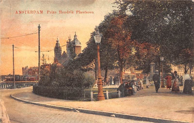 Prins Hendrik Plantsoen Amsterdam Holland Unused 