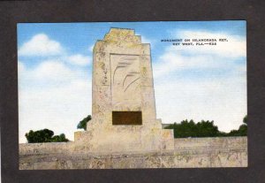 FL Monument of Islamorada Key, Key West Florida Postcard, Storm of 1935 Memorial