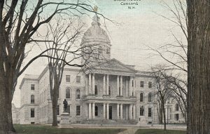 Vintage Postcard White House Historical Building Landmark Concord New Hampshire