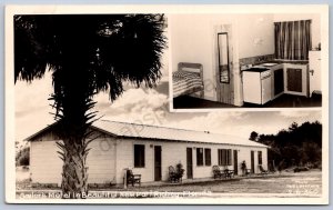 K41/ New Port Richey Florida RPPC Postcard c40s Lagerberg Sailors Motel 43