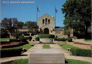 Will Rogers Memorial Claremore Oklahoma Postcard PC376