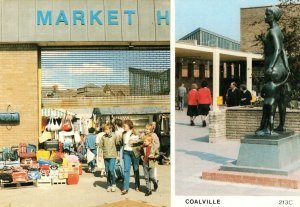 Luggage Baggage Market Trader Handbags Coalville Leicester Postcard