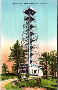 Postcard TOWER SCENE Hot Springs Virginia VA AL4303