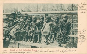 West Africa Ashanti Village Ethnic Native Kids  06.46