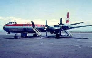 Pacific Southwest Airlines - Lockheed L-188  (AviationCards.com)