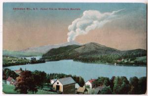 Adirondack Mts. Forest Fire on Whiteface Mt