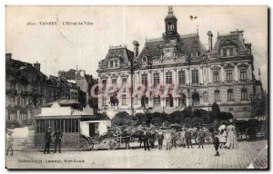 Old Postcard Vannes The Hotel de Ville