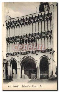 Old Postcard Dijon Eglise Notre Dame