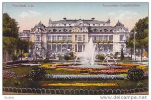 Fountain, Palmengarten- Gesellschaftshaus, Frankfurt a. Main (Hesse), Germany...