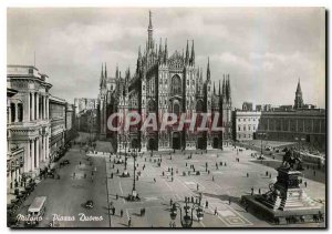 Modern Postcard Milano Piazza Duomo
