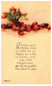 Birthday  Strawberries, Poem