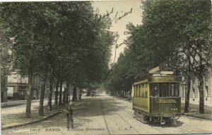 PC FRANCE, PARIS, AVENUE MARCEAU, Vintage Postcard (b31550)