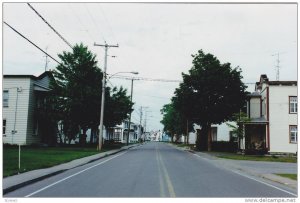 Double Sided Street View, Residential Houses, Le Grand Huron, Saint Alban, Qu...