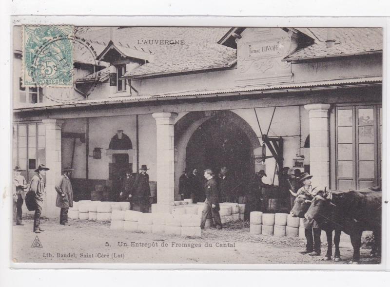 AURILLAC : un entrepot de fromages du cantal, frederic bonnafe - etat