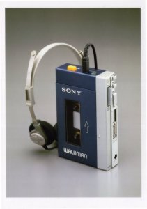 First Generation 1970s Sony Walkman Radio Cassette Museum Postcard