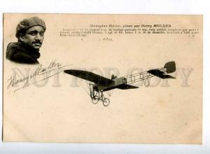 205295 FRANCE AVIATION Bleriot airplane pilot Henry MULLER