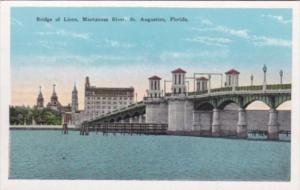 Florida St Augustine Bridge Of Lions Over Matanzas River