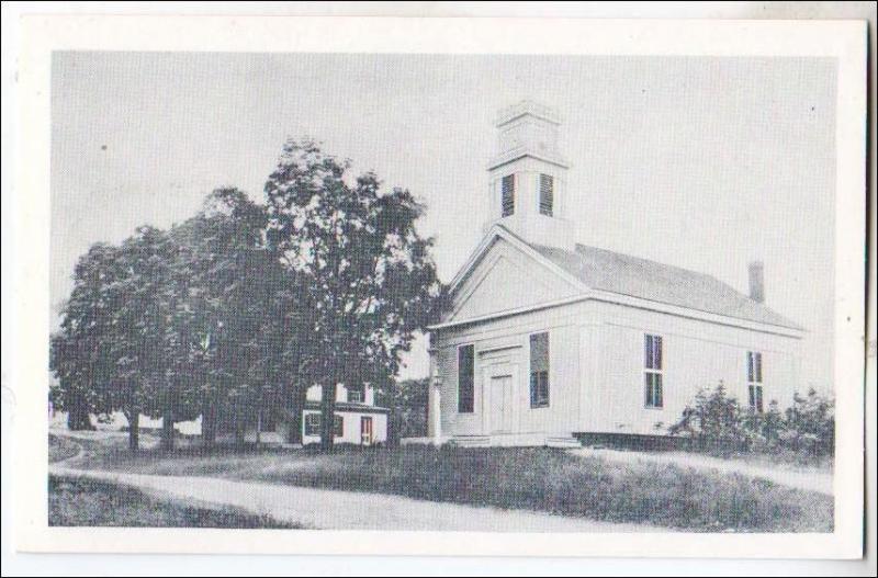 Baptist Church & Parsonage, Granville MA (1975 Print)