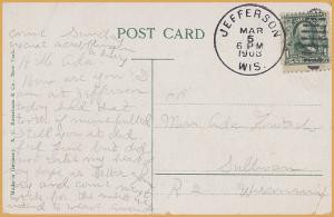 Jefferson, WIS., Court House - 1908