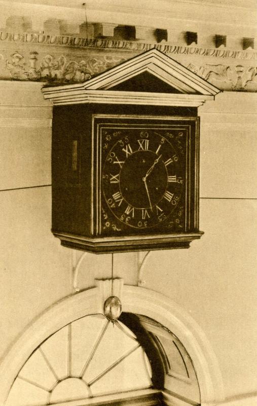 VA - Charlottesville. Monticello, Seven-Day Clock in Entrance Hall