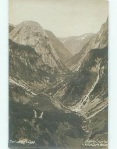 old rppc NICE VIEW Nordalen Strait - Byrknesoy Norway i3149