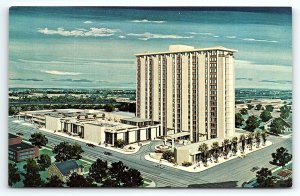 1960s MACON GA HILTON INN 1st AND WALNUT STREET LUXURY HOTEL  POSTCARD P2293