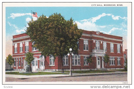 MOORHEAD, Minnesota, 1900-1910's; City Hall