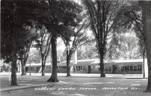 C38/ Princeton Illinois Il Real Photo RPPC Postcard 1954 Douglas Grade School