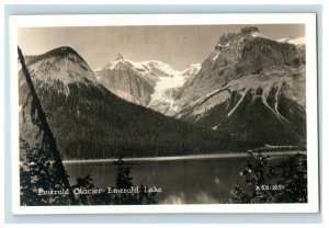 RPPC Lot of 3 Emerald Glacier, Emerald Lake, Canada Vintage Postcard P100