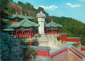 Postcard China Pavilion rotatory wheel buddhist classics