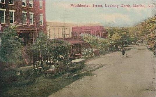 Alabama Marion Washington Street Looking North