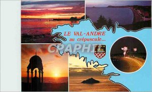 Postcard Modern Val Andre au Crepuscule