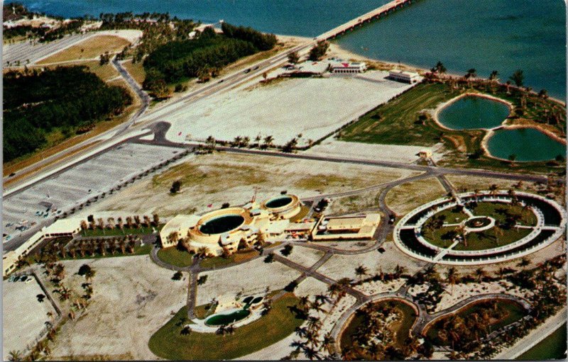 Florida Miami Aerial View Of The Seaquarium