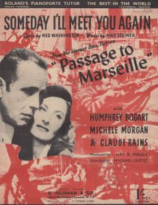 Someday I'll Meet You Again Sheet Music EX+