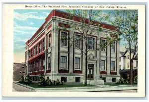 c1920 Home Office Standard Fire Insurance Company Trenton New Jersey NJ Postcard