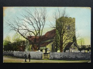 Sussex RUSTINGTON St Peter & St Paul Church c1908 Postcard by J. White & Son