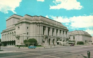 Postcard Municipal Opera House Van Ness Avenue Grove & Fulton San Francisco CA